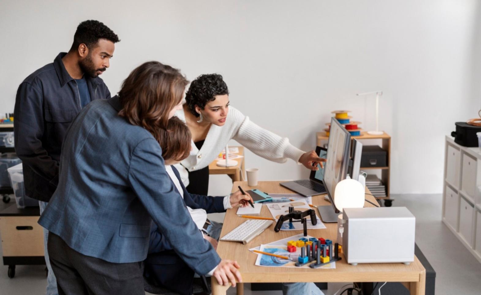 Unser Analyseteam bei der Arbeit